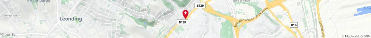 Kartendarstellung des Standorts für Linden-Apotheke in 4020 Linz
